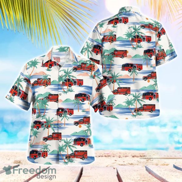 Belchertown Fire Department Hawaiian Shirt Beach Summer Shirt