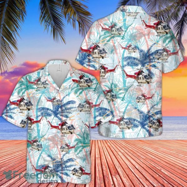 Bell 412EP of the Los Angeles City Fire Department Hawaiian Shirt Unisex For Men And Women