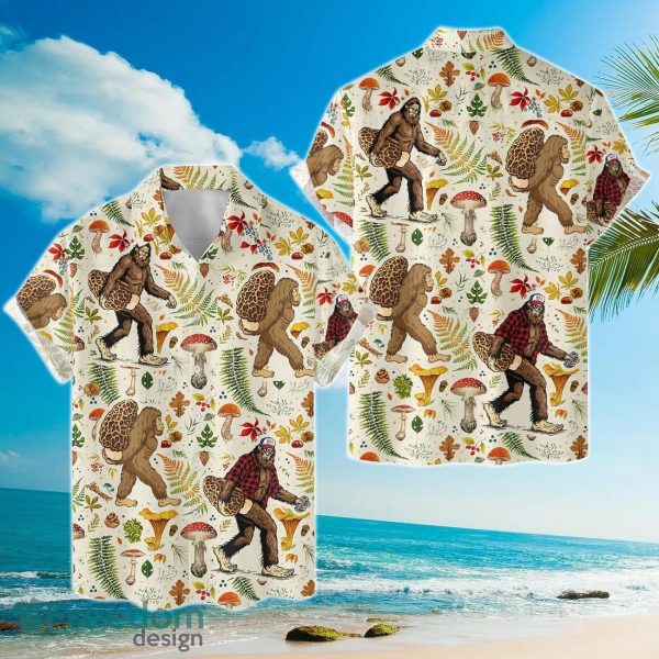 Bigfoot Mushroom Hawaiian Shirts For Men And Women