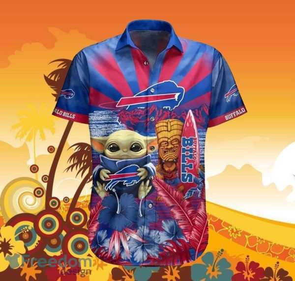 Bills Baby Yoda Star Wars Beach Summer Hawaiian Shirt Full Over Print