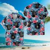 Black Angus Cow Hawaiian Shirts For Men Women Tropical Flower Cow American Flag