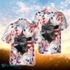 Black Angus Face Hibiscus Flower All Over Printed 3D Hawaiian Shirt For Men Women