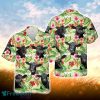 Black Angus Hibicus Floral 3D Hawaiian Shirt For Men Women