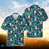 Black Baldy Blue Floral Summer 3D Hawaiian Shirt For Men Women