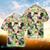 Black Baldy Hibicus Floral 3D Hawaiian Shirt For Men Women