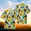 Black Baldy Sunflowers Floral Farm 3D Hawaiian Shirt For Men Women