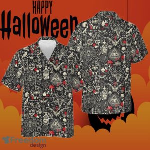 Black Demons For Scary Halloween Hawaiian Shirt Beach Gifts