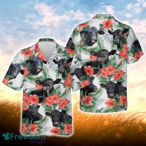 Black angus Hawaiian Flowers Hawaiian Shirt For Men Women