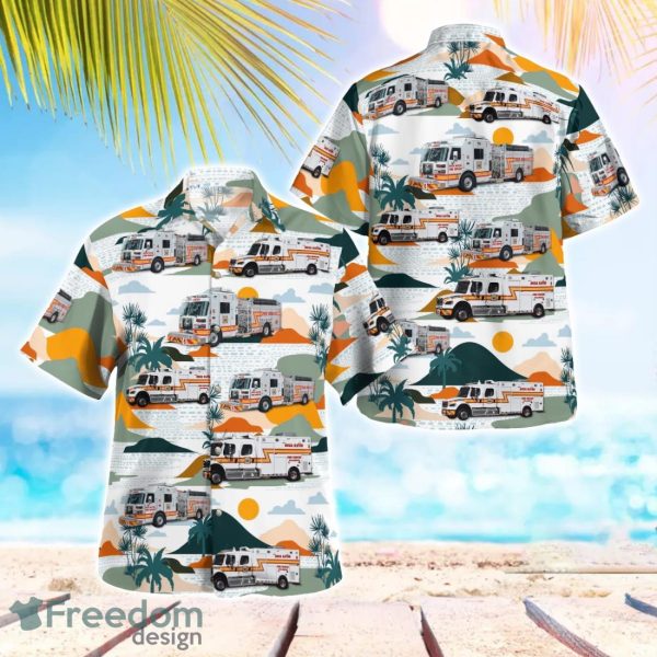 Boca Raton (FL) Fire Rescue Beach Hawaiian Shirt Gift For Summer Holiday