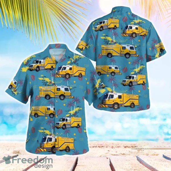 Boone County Fire Protection District Beach Hawaiian Shirt Gift For Summer Holiday