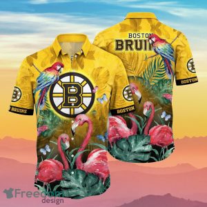 Boston Bruins NHL Flower Hawaiian Shirt Ideal Gift For Fans