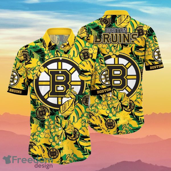 Boston Bruins NHL Flower Hawaiian Shirt Impressive Gift For Real Fans