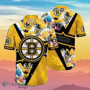 Boston Bruins NHL Flower Hawaiian Shirt Special Gift For Men And Women Fans