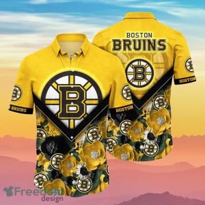 Boston Bruins NHL Flower Hawaiian Shirt Unique Gift For Men And Women Fans