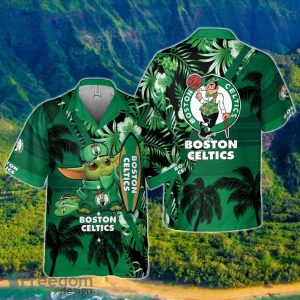 Boston Celtics Baby Yoda National Basketball Association 2023 Hawaiian Shirt For Men Women