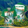 Boston Celtics Beach Pattern Colorful Print Hawaiian Shirt