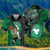 Boston Celtics Green Hibiscus Flower Pattern Print Hawaiian Shirt