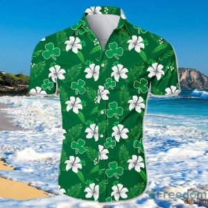 Boston Celtics Hawaiian Shirt Small Flowers For Men And Women