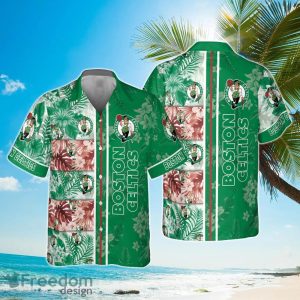 Boston Celtics National National Basketball Association 2023 Hibiscus Pattern Hawaiian Shirt