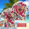 Boston College Eagles Aloha Hawaiian Shirt Custom Name Summer Gift Holiday Team Shirt