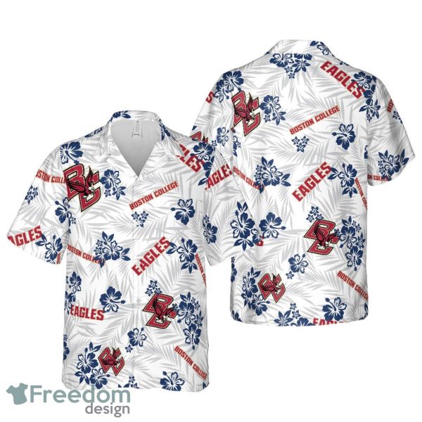 Boston College Eagles Floral Hawaiian Shirt For Men And Women