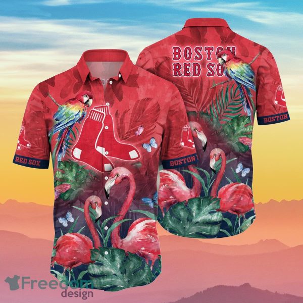 Boston Red Sox MLB Flower Hawaiian Shirt Ideal Gift For Fans