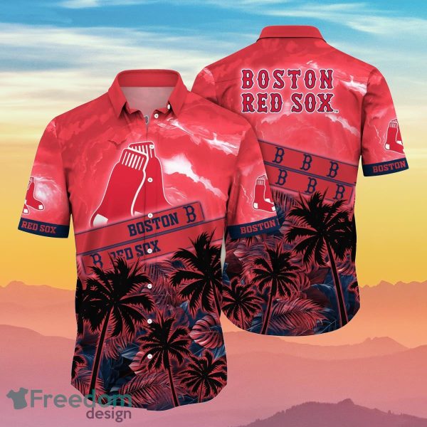 Boston Red Sox MLB Flower Hawaiian Shirt Ideal Gift For Real Fans