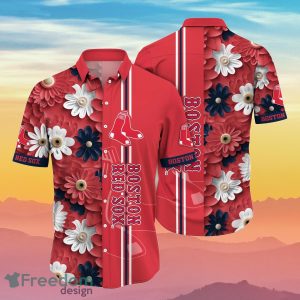 Boston Red Sox MLB Flower Hawaiian Shirt Summer Football Best Gift For Fans