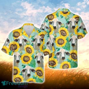 Brahman Sunflowers Floral Farm 3D Hawaiian Shirt For Men Women