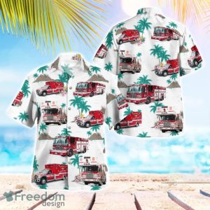 Bridgewater Fire Department 3D Hawaiian Shirt