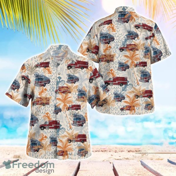 Bristol Fire Department-RI Hawaiian Shirt Beach Summer Shirt