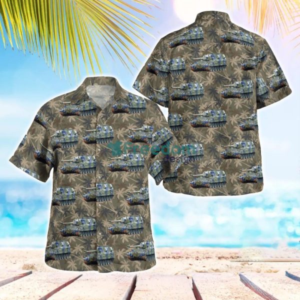 British Army AS90 155mm Self-propelled Gun Hawaiian Shirt Beach Summer Shirt