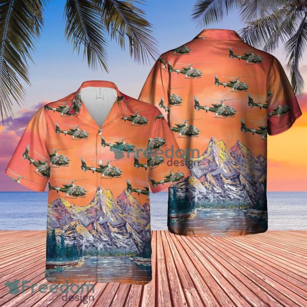 British Army Gazelle AH1 Hawaiian Shirt Beach Summer Shirt