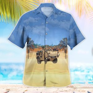 British Army Jackal 2 Hawaiian Shirt Beach Summer Shirt