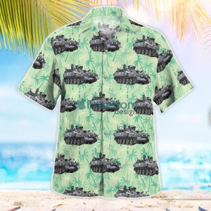 British Army Spartan Armoured Personnel Carrier Hawaiian Shirt Beach Summer Shirt