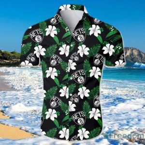 Brooklyn Nets Hawaiian Shirt Small Flowers For Men And Women