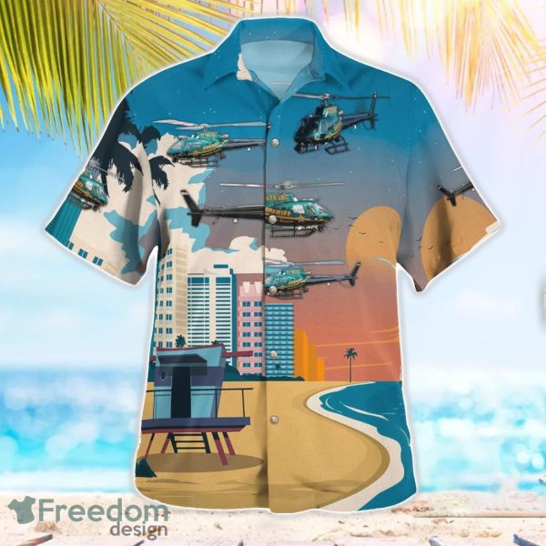 N783BC Helicopter Beach Hawaiian Shirt Summer Gift