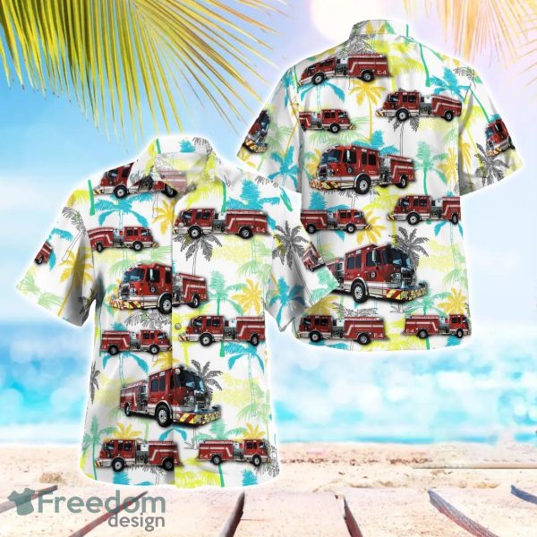 Brownsville Texas Fire Department Hawaiian Shirt Beach Shirt Summer Holiday Gift