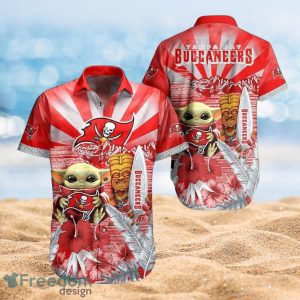 Buccaneers Baby Yoda Star Wars Beach Summer Hawaiian Shirt Full Over Print