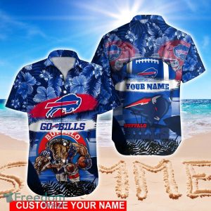 Buffalo Bills NFL Hawaiian shirt Custom Name Summer Gift