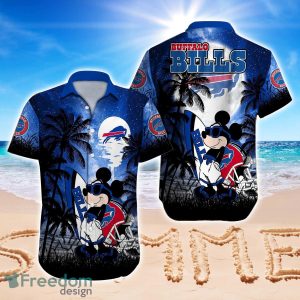 Buffalo Bills NFL Team Logo Baby Yoda Hawaiian Shirt