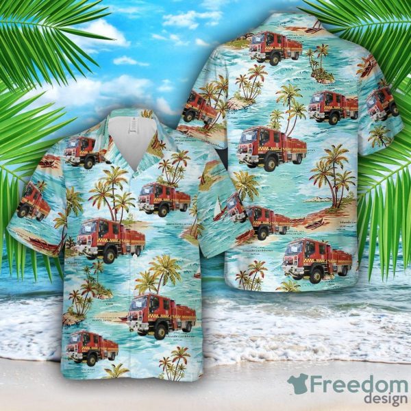 CFA Fire Truck Fleet Hawaiian Shirt Aloha Beach Shirt