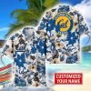 California Golden Bears Aloha 3D Hawaiian Shirt Flower Sport Team Beach Shirt Custom Name