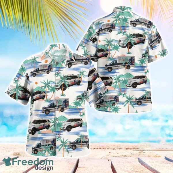 Camp County EMS Hawaiian Shirt Beach Summer Shirt