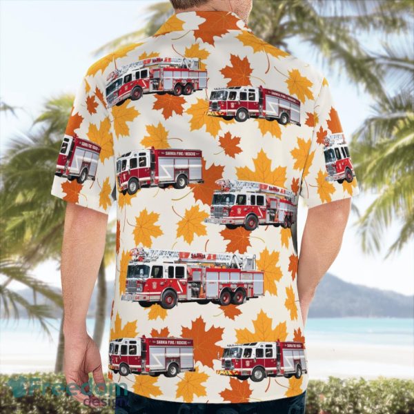 Sarnia Fire Rescue 3D Hawaiian Shirt