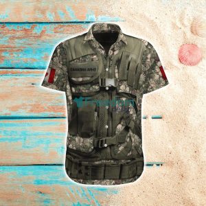 Canadian Army Hawaiian Shirt Impressive Style For Men Women