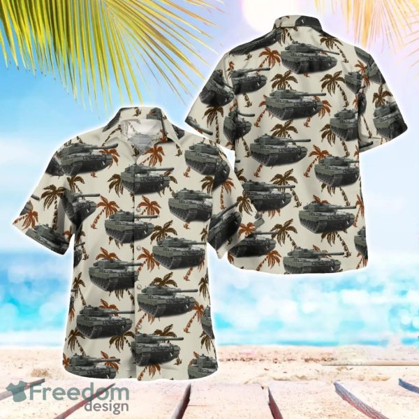 Canadian Army Leopard 2A4M Hawaiian Shirt Men Women Beach Shirt