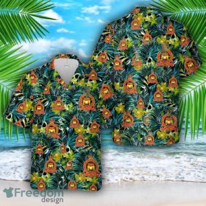 Canadian Army Royal New Brunswick Regiment Hawaiian Shirt Beach Holiday