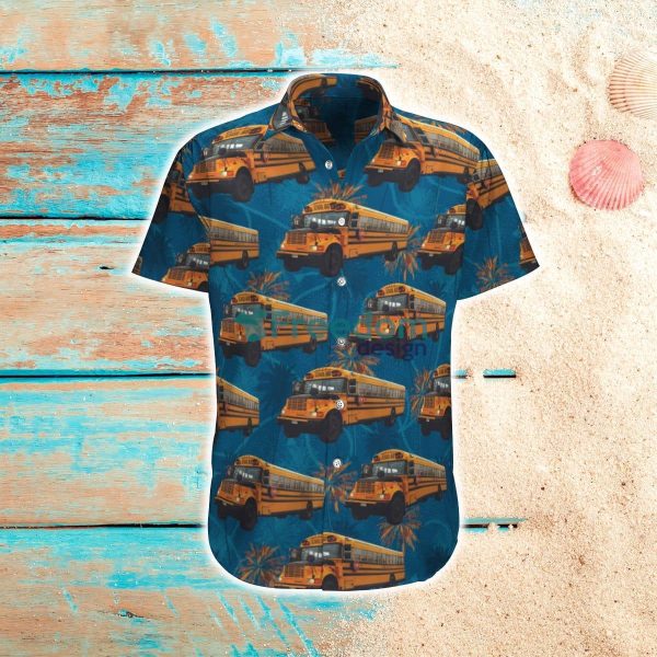 Canadian School Bus Hawaiian Shirt Great Style For Men Women