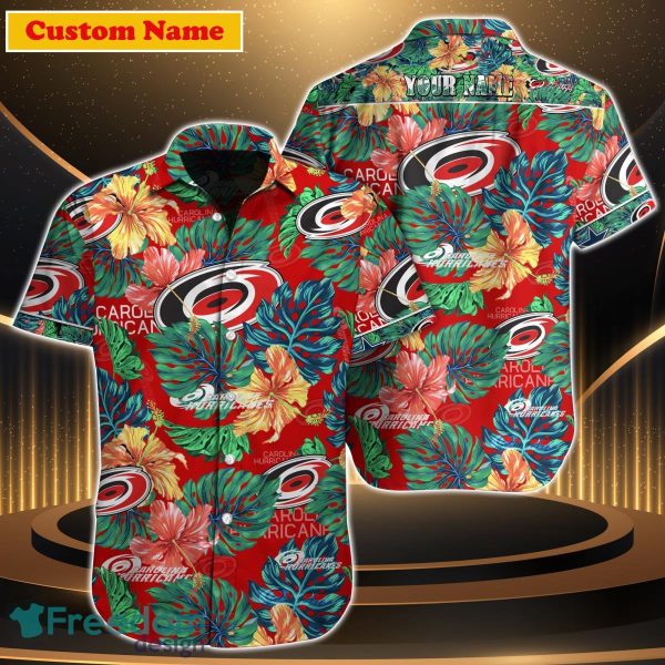 Carolina Hurricanes NHL Custom Name Hawaiian Shirt For Men Women Gift For Fan